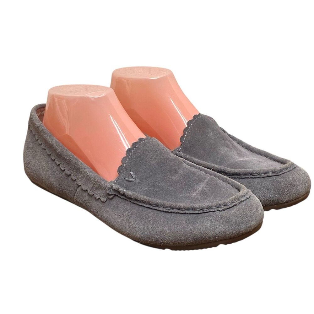 Vionic McKenzie Women's Size US 9 EU 41 Charcoal Gray Suede Loafers